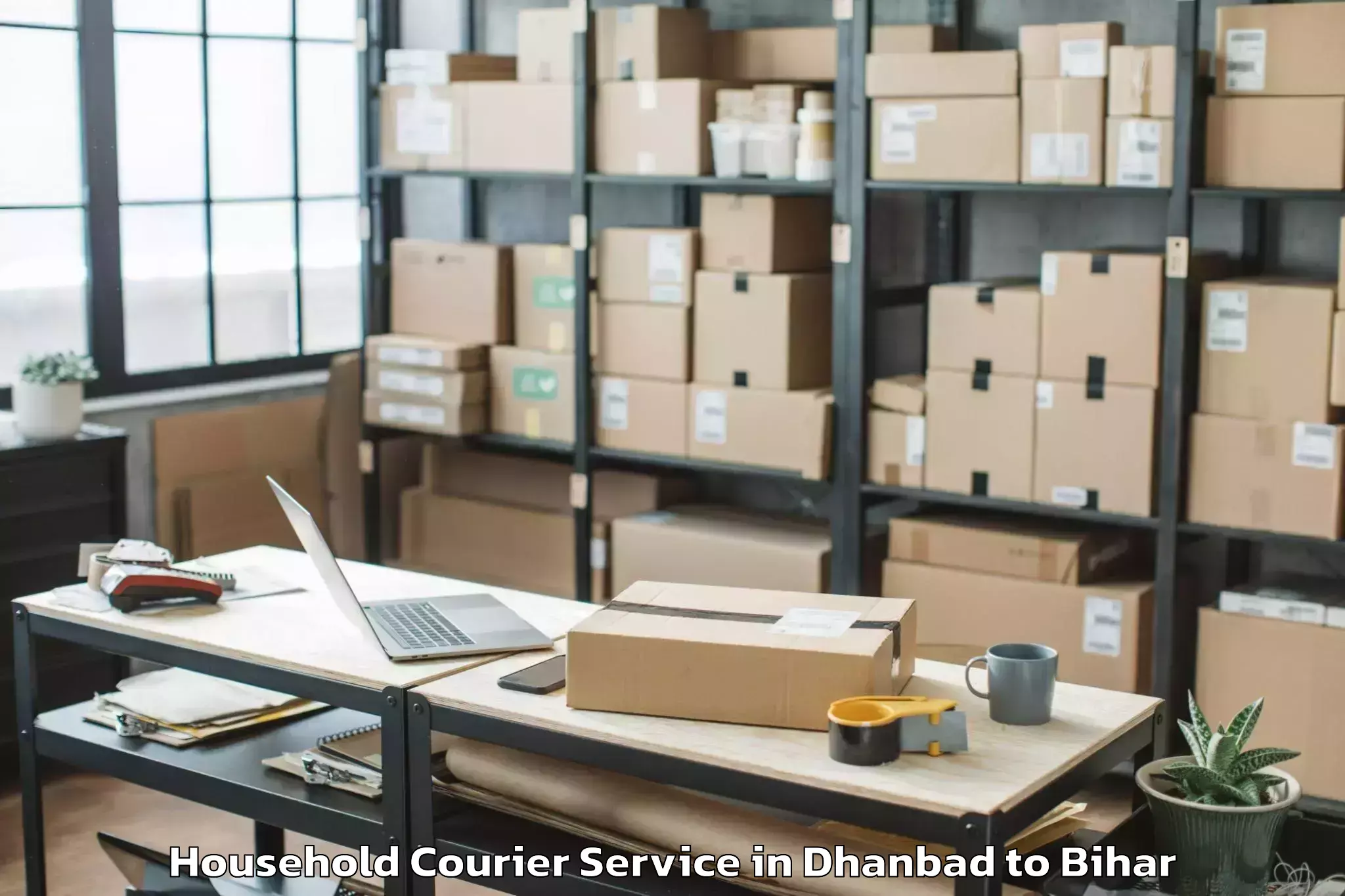 Expert Dhanbad to Dulhin Bazar Household Courier